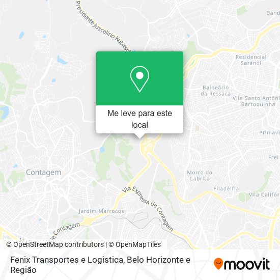 Fenix Transportes e Logistica mapa