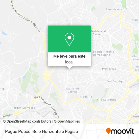 Pague Pouco mapa