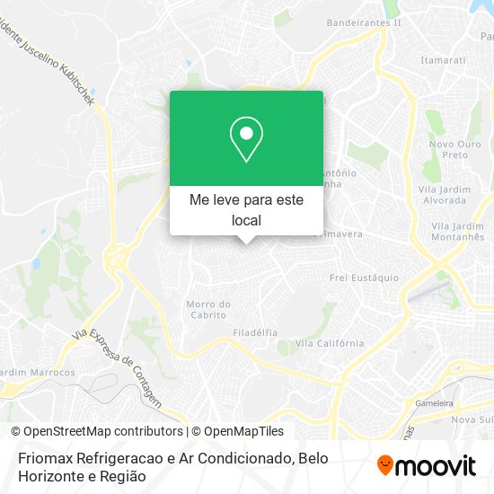 Friomax Refrigeracao e Ar Condicionado mapa