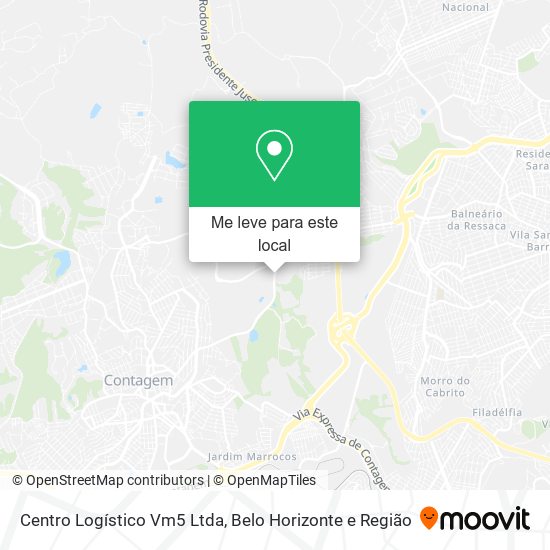 Centro Logístico Vm5 Ltda mapa