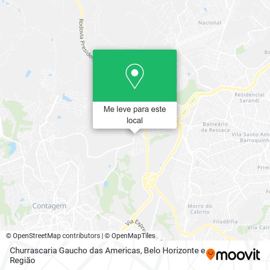 Churrascaria Gaucho das Americas mapa