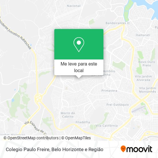 Colegio Paulo Freire mapa