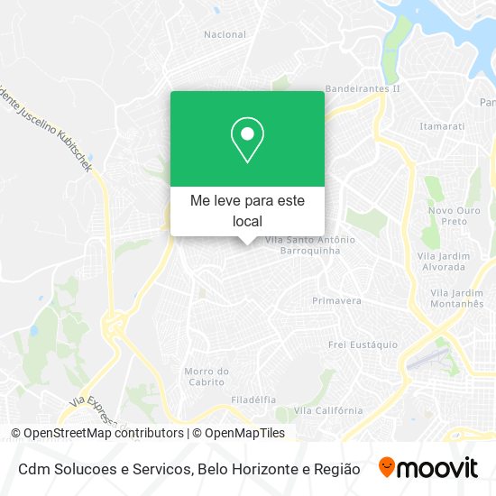 Cdm Solucoes e Servicos mapa