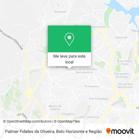 Palmer Fideles de Oliveira mapa