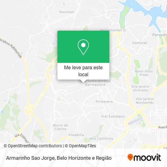 Armarinho Sao Jorge mapa