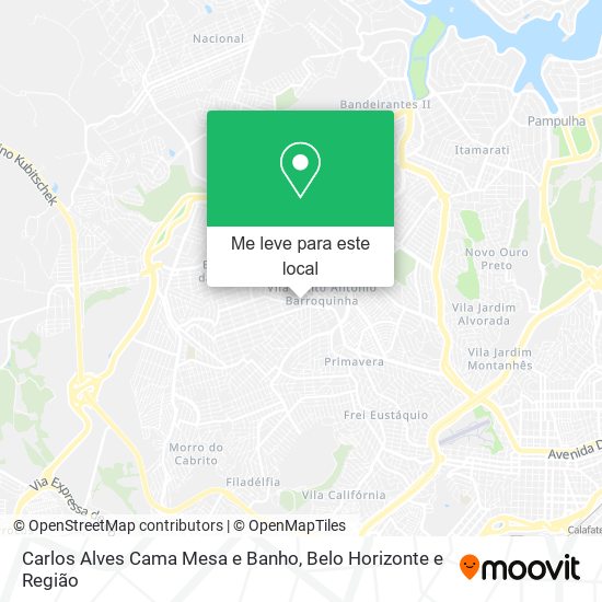 Carlos Alves Cama Mesa e Banho mapa