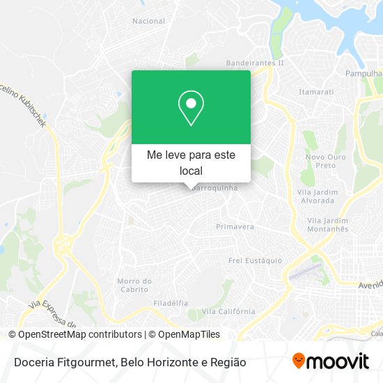 Doceria Fitgourmet mapa