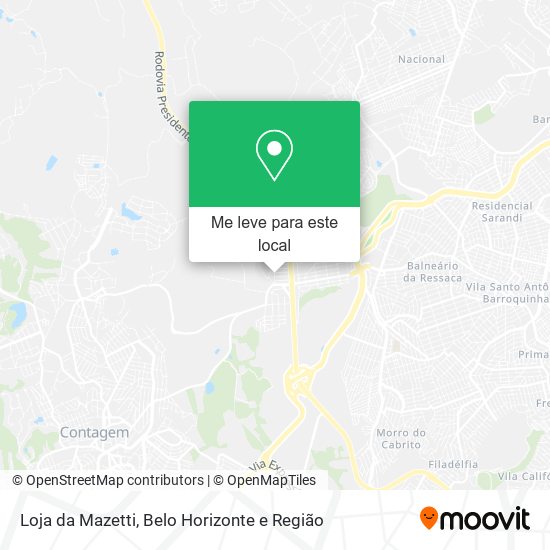 Loja da Mazetti mapa