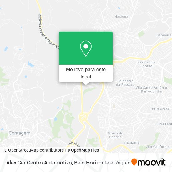 Alex Car Centro Automotivo mapa