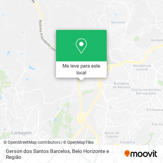 Gerson dos Santos Barcelos mapa