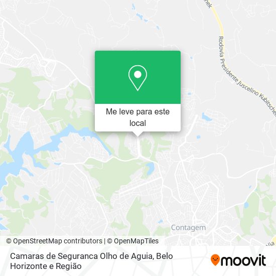 Camaras de Seguranca Olho de Aguia mapa