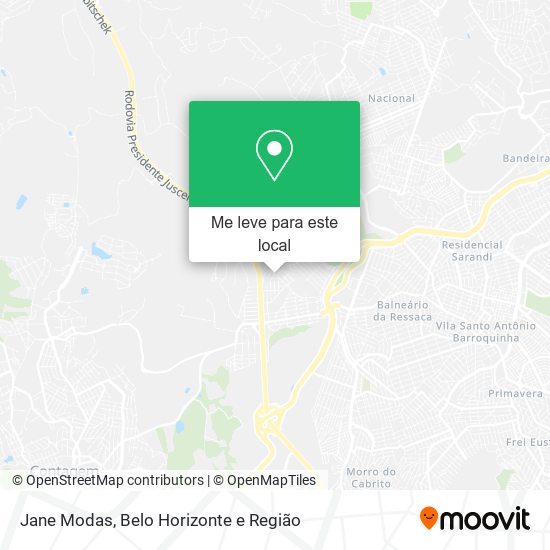 Jane Modas mapa