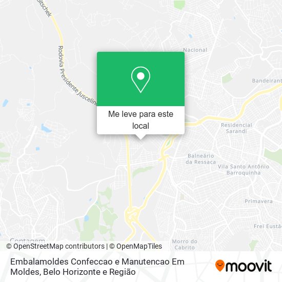 Embalamoldes Confeccao e Manutencao Em Moldes mapa