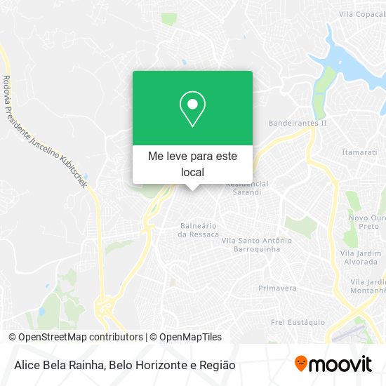 Alice Bela Rainha mapa
