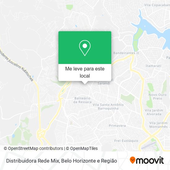 Distribuidora Rede Mix mapa