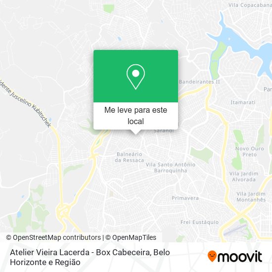 Atelier Vieira Lacerda - Box Cabeceira mapa