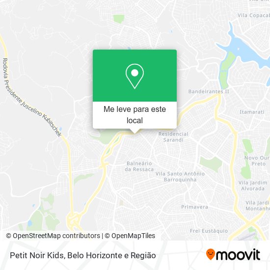 Petit Noir Kids mapa