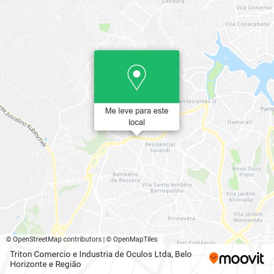 Triton Comercio e Industria de Oculos Ltda mapa