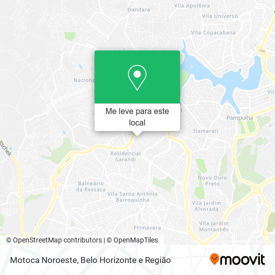 Motoca Noroeste mapa