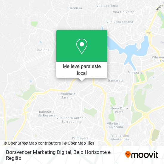 Boravencer Marketing Digital mapa