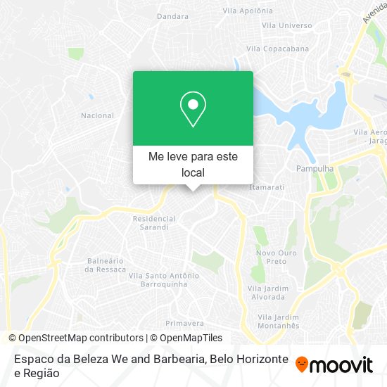 Espaco da Beleza We and Barbearia mapa