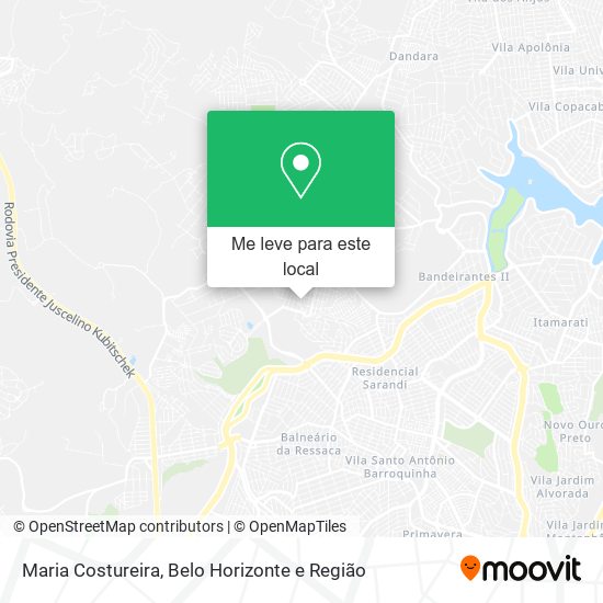 Maria Costureira mapa