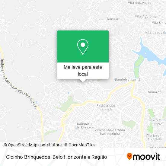 Cicinho Brinquedos mapa