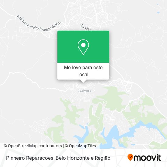 Pinheiro Reparacoes mapa