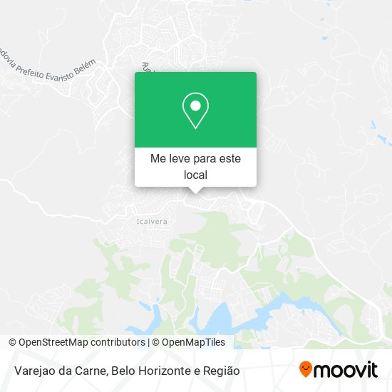 Varejao da Carne mapa