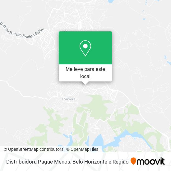 Distribuidora Pague Menos mapa
