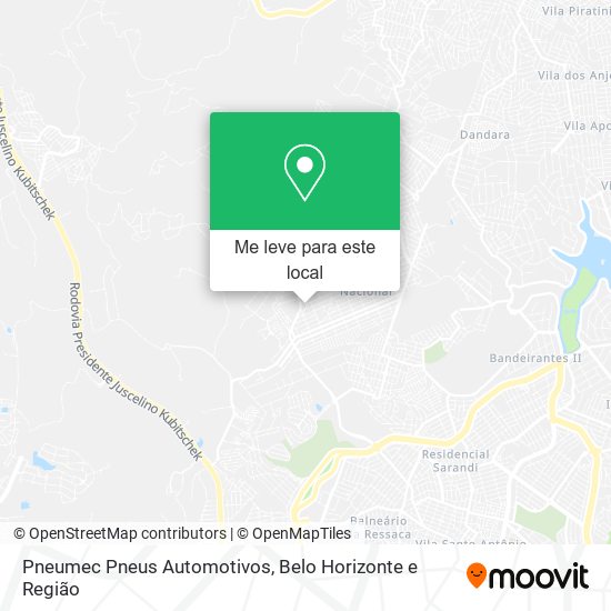 Pneumec Pneus Automotivos mapa