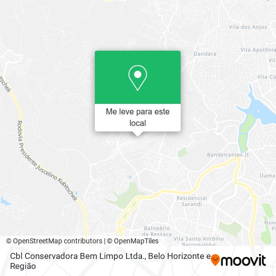 Cbl Conservadora Bem Limpo Ltda. mapa