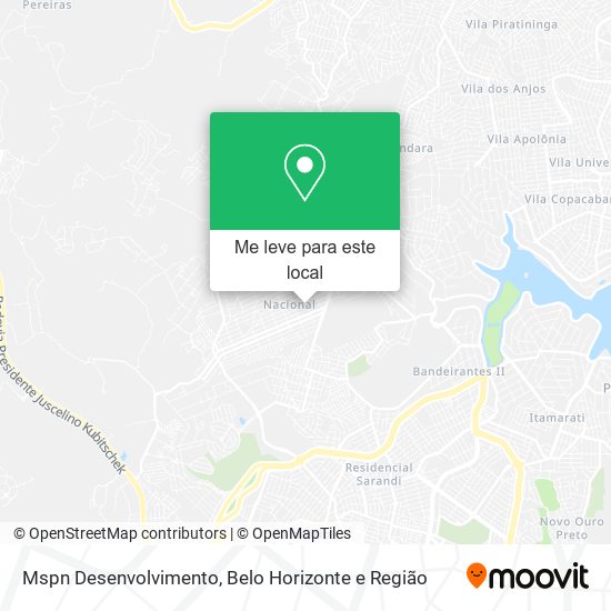 Mspn Desenvolvimento mapa