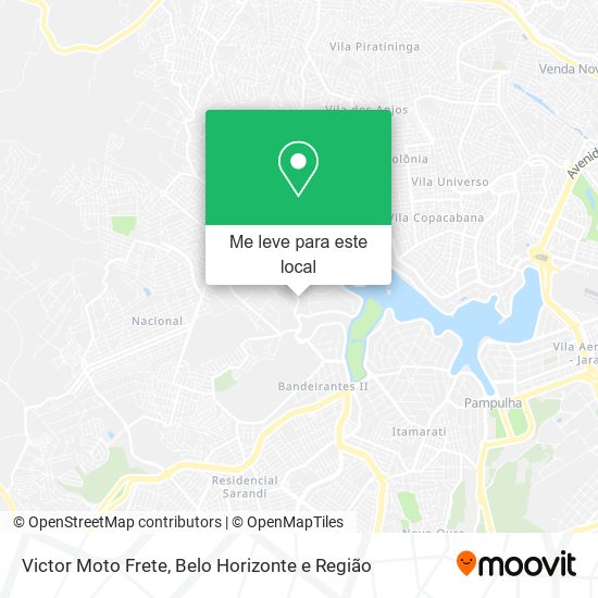 Victor Moto Frete mapa