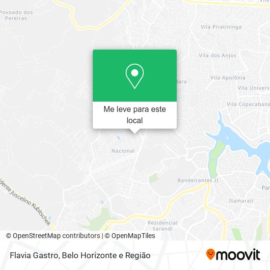 Flavia Gastro mapa