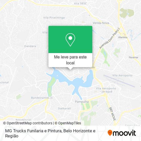 MG Trucks Funilaria e Pintura mapa