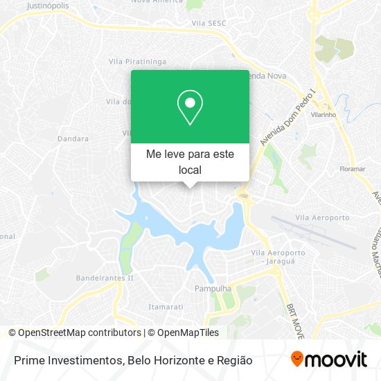 Prime Investimentos mapa