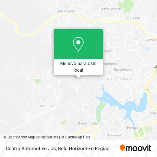 Centro Automotivo Jbs mapa