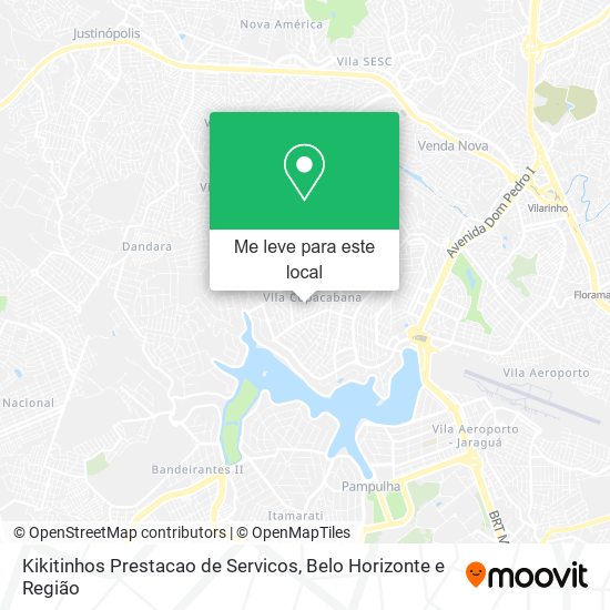 Kikitinhos Prestacao de Servicos mapa