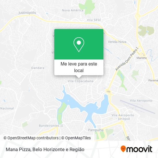 Mana Pizza mapa