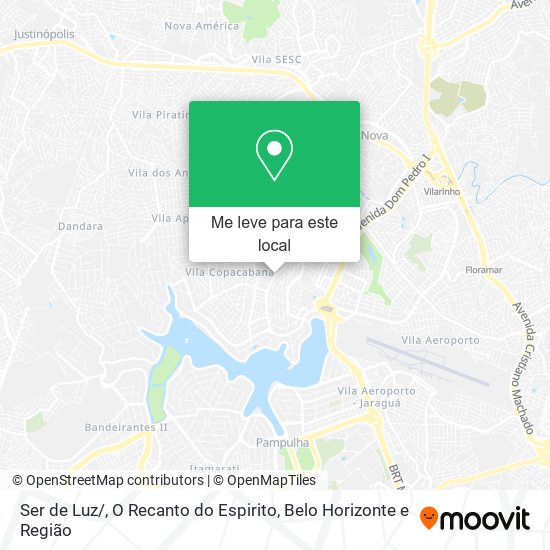 Ser de Luz / , O Recanto do Espirito mapa