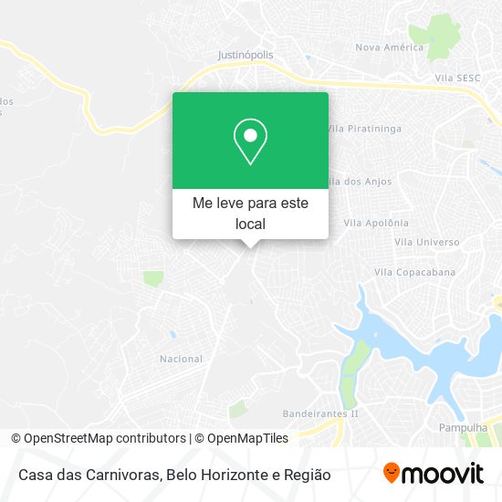 Casa das Carnivoras mapa