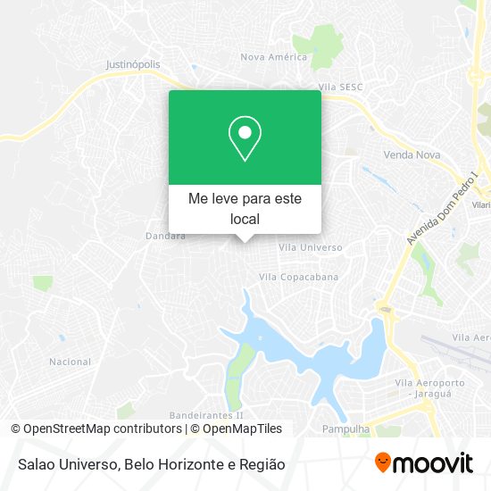 Salao Universo mapa