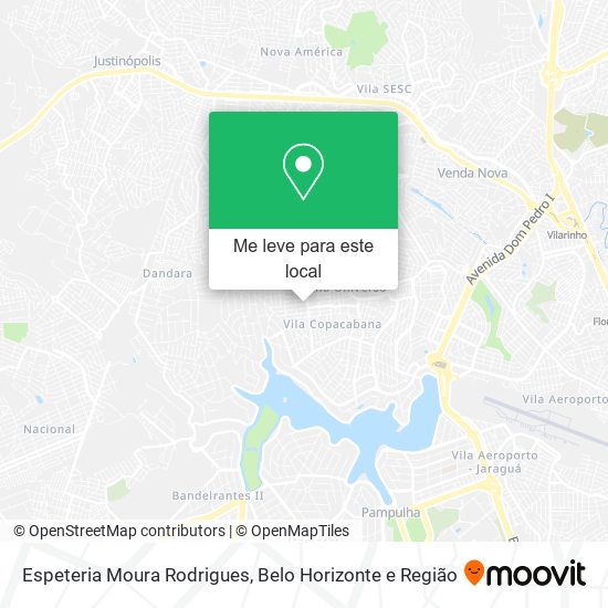 Espeteria Moura Rodrigues mapa