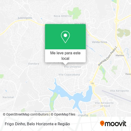 Frigo Dinho mapa