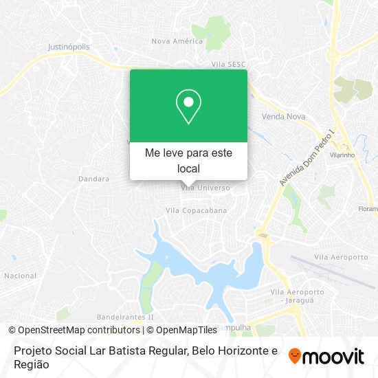 Projeto Social Lar Batista Regular mapa