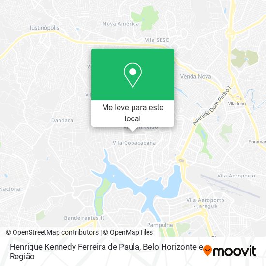 Henrique Kennedy Ferreira de Paula mapa