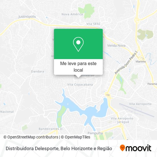 Distribuidora Delesporte mapa