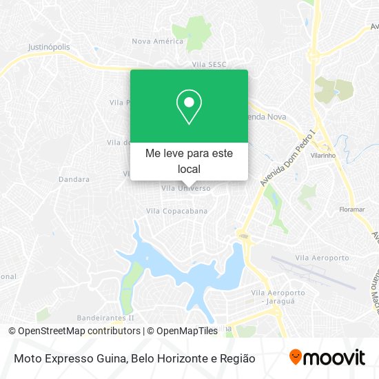 Moto Expresso Guina mapa