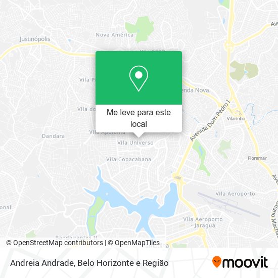 Andreia Andrade mapa